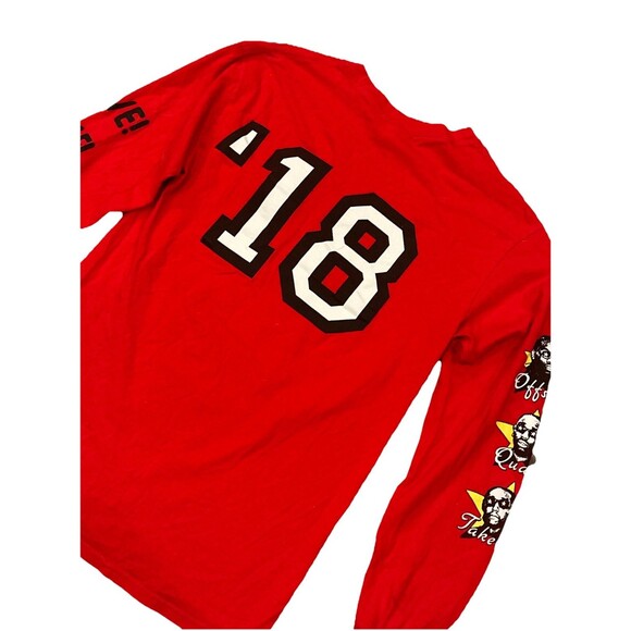Drake SCORPION Aubrey And The Three Migos Tour 2018 Long Sleeved T-Shirt Size Sm - Picture 7 of 8